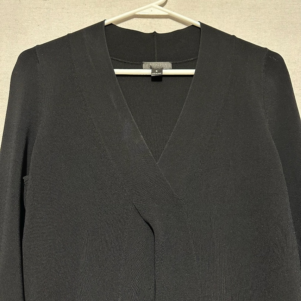 Carlisle Collection Long Sleeve V-Neck Dress - size S - Picture 3 of 9